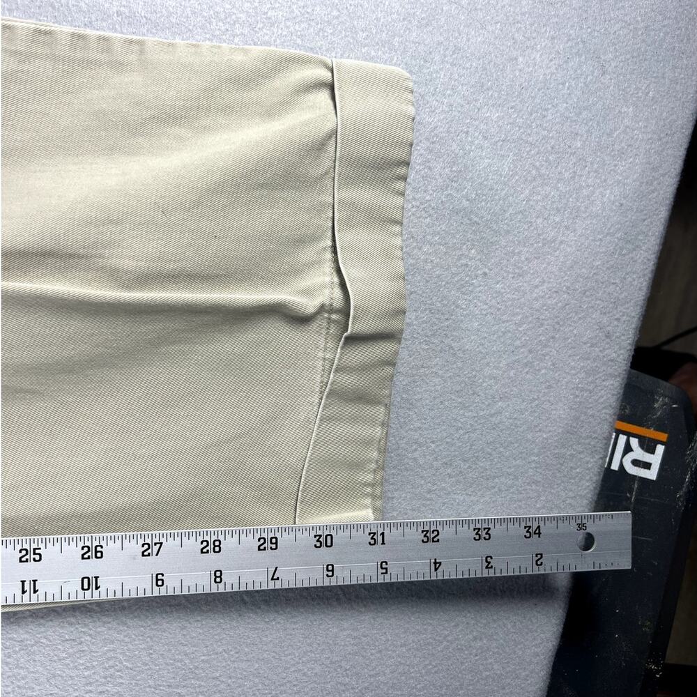Vintage 90s Tommy Hilfiger Double Pleated Beige Pants Mens Size 40x32 (40x31) - Picture 7 of 13